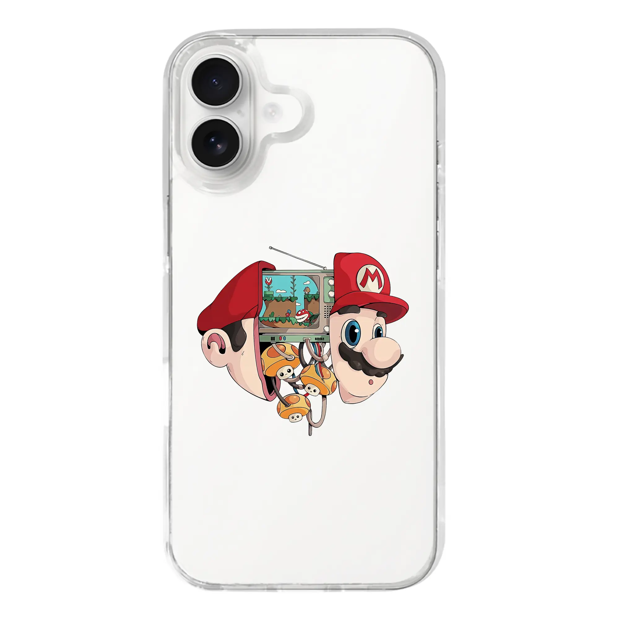 マリオ グッズ マリオ - iPhone 17シリーズ 透明スマホケース – 薄型・耐衝撃・精密フィット保護カバー